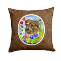 Norfolk Terrier Decorative Throw Pillow 14x14 Indoor Outdoor Accent Cushion, Fabric Cover with Insert for Sofa, Bed, Porch & Living Room