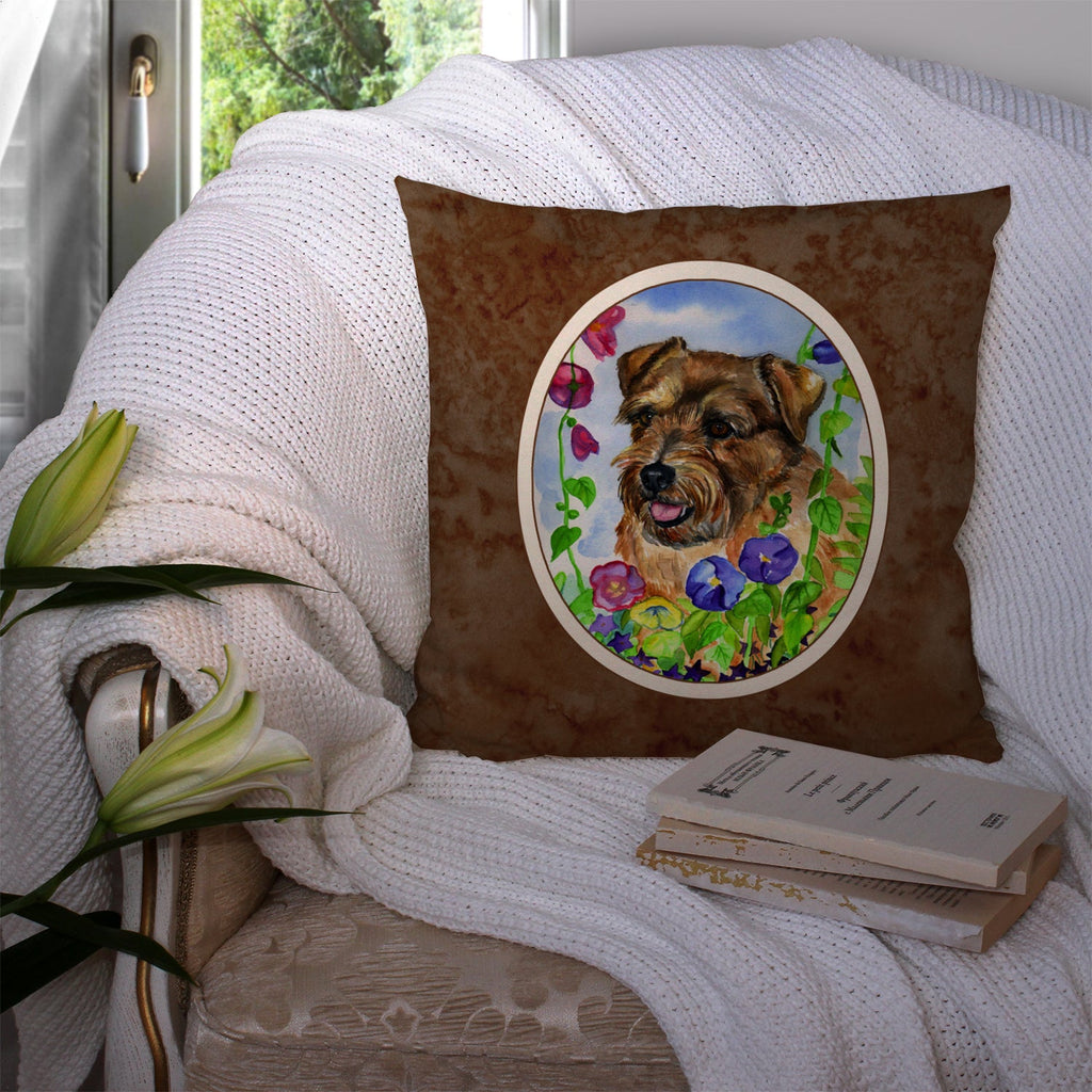 Norfolk Terrier Decorative Throw Pillow 14x14 Indoor Outdoor Accent Cushion, Fabric Cover with Insert for Sofa, Bed, Porch & Living Room