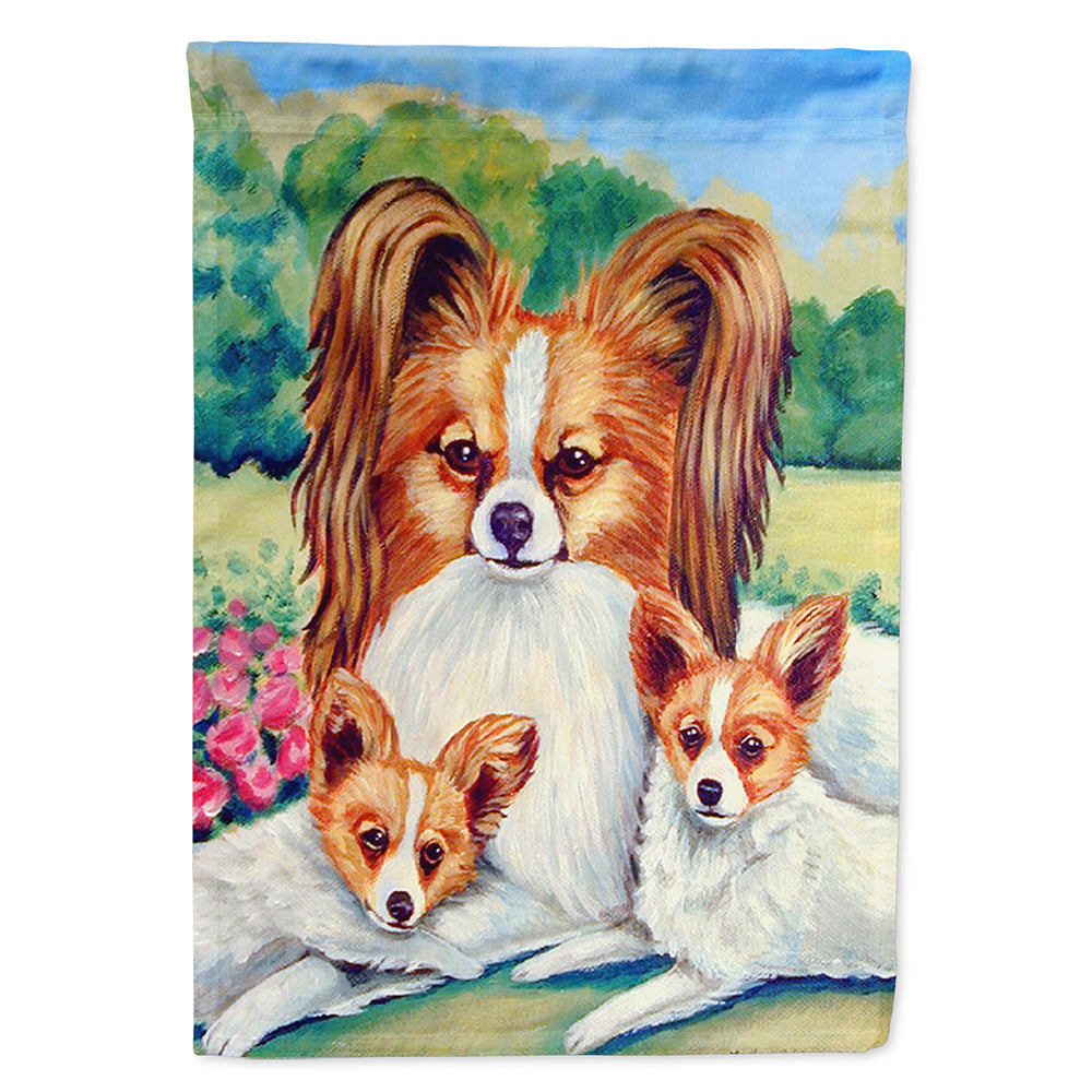 Papillon A Momma's Love House Flag 28x40 Porch Sleeve Pole Decorative Outside Yard Banner Artwork Wall Hanging, Polyester