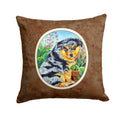 Australian Shepherd Puppy Decorative Throw Pillow 14x14 Indoor Outdoor Accent Cushion, Fabric Cover with Insert for Sofa, Bed, Porch & Living Room