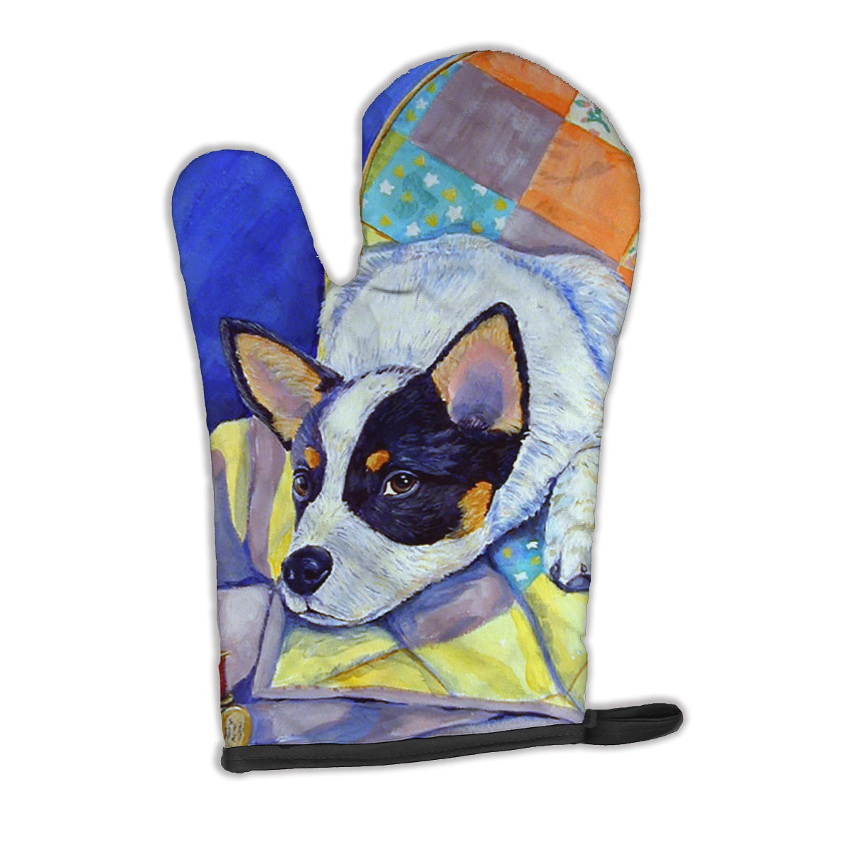 Australian Cattle Dog Sew Perfect Oven Mitt Heat Resistant Thick Oven Mitt for Hot Pans and Oven, Kitchen Mitt Protect Hands, Cooking Baking Glove