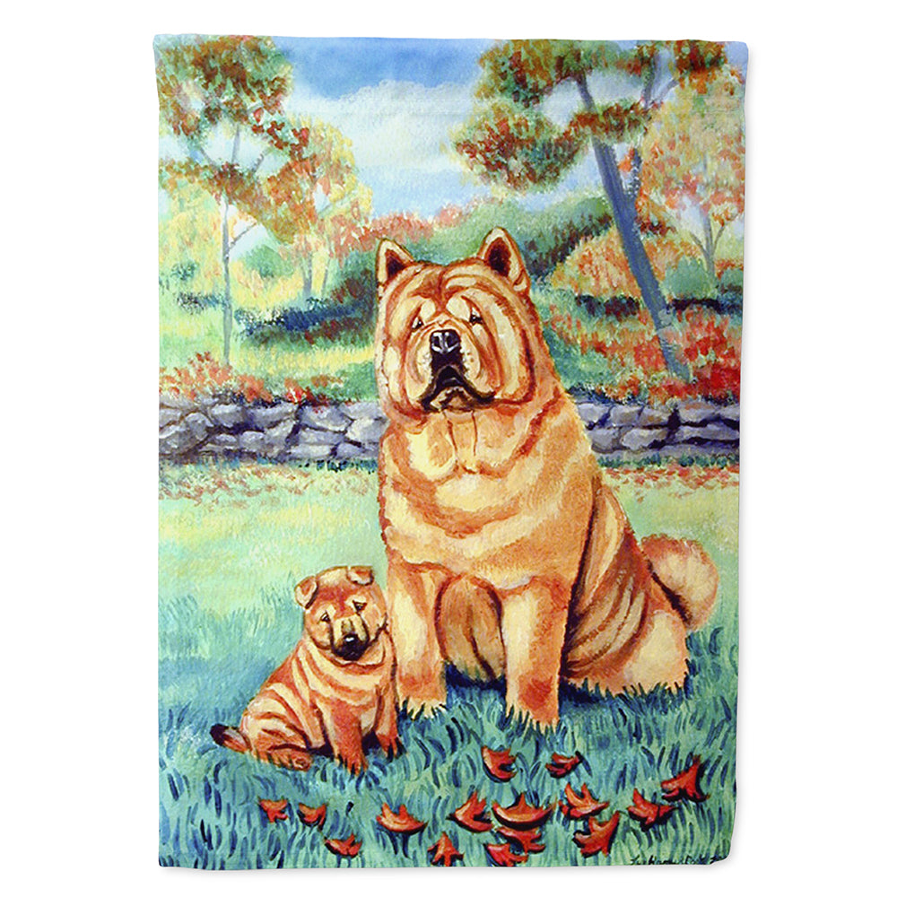 Chow Chow Momma's Love House Flag 28x40 Porch Sleeve Pole Decorative Outside Yard Banner Artwork Wall Hanging, Polyester