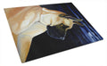 Fawn Great Dane in the Moonlight Cutting Board Tempered Glass Kitchen Cutting Surface, Heat Resistant Chopping, Non-Slip Feet, Food Prep & Serving