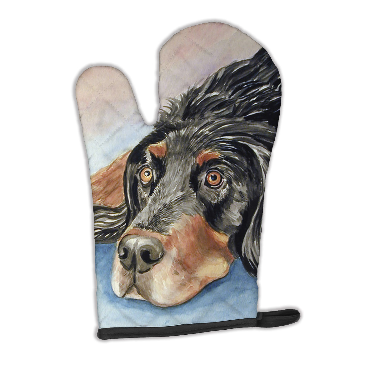 Gordon Setter Waiting on Mom Oven Mitt Heat Resistant Thick Oven Mitt for Hot Pans and Oven, Kitchen Mitt Protect Hands, Cooking Baking Glove
