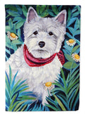 Westie House Flag 28x40 Porch Sleeve Pole Decorative Outside Yard Banner Artwork Wall Hanging, Polyester