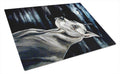 Great Dane Moonlight Cutting Board Tempered Glass Kitchen Cutting Surface, Heat Resistant Chopping, Non-Slip Feet, Food Prep & Serving
