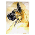 Fawn Great Dane House Flag 28x40 Porch Sleeve Pole Decorative Outside Yard Banner Artwork Wall Hanging, Polyester