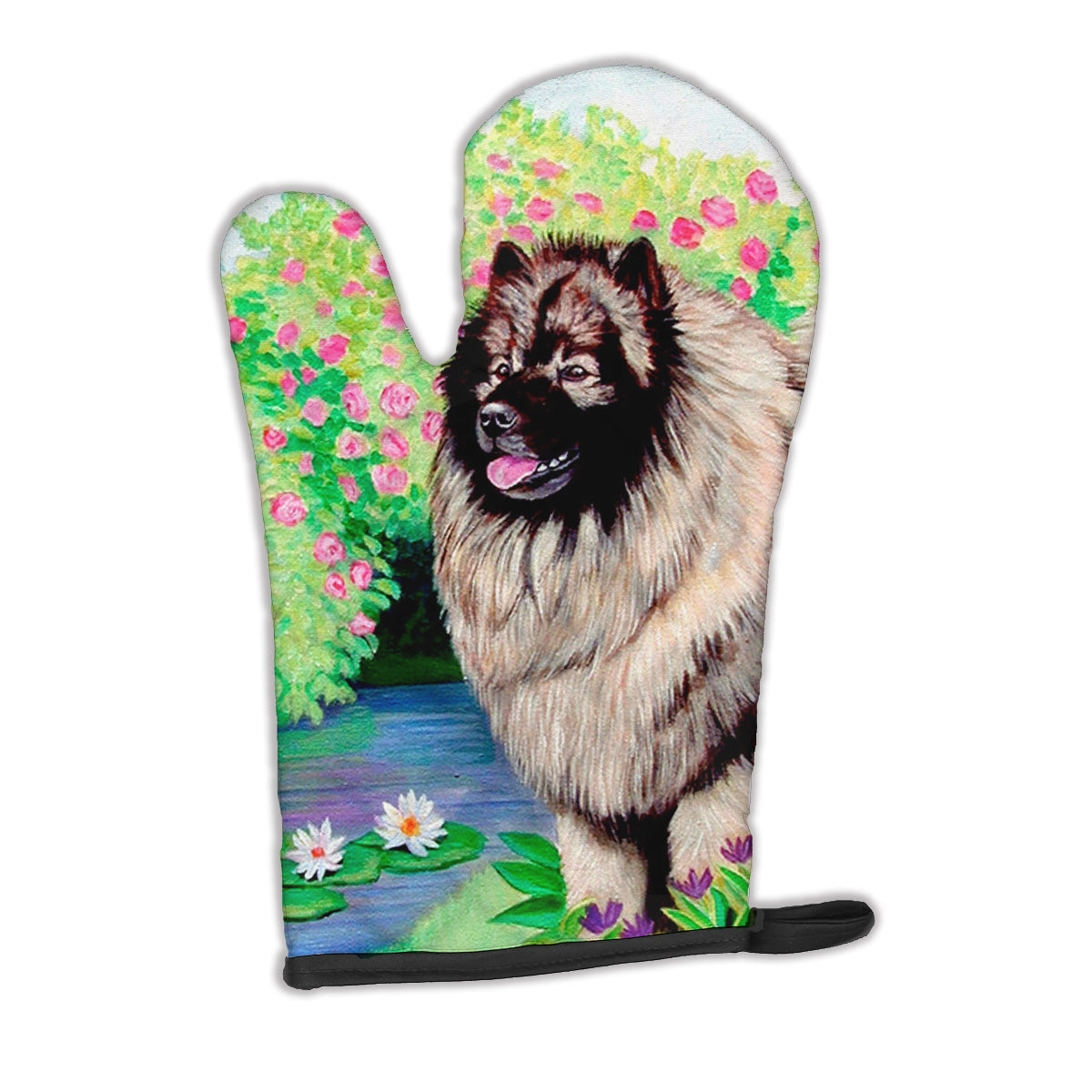 Keeshond Oven Mitt Heat Resistant Thick Oven Mitt for Hot Pans and Oven, Kitchen Mitt Protect Hands, Cooking Baking Glove