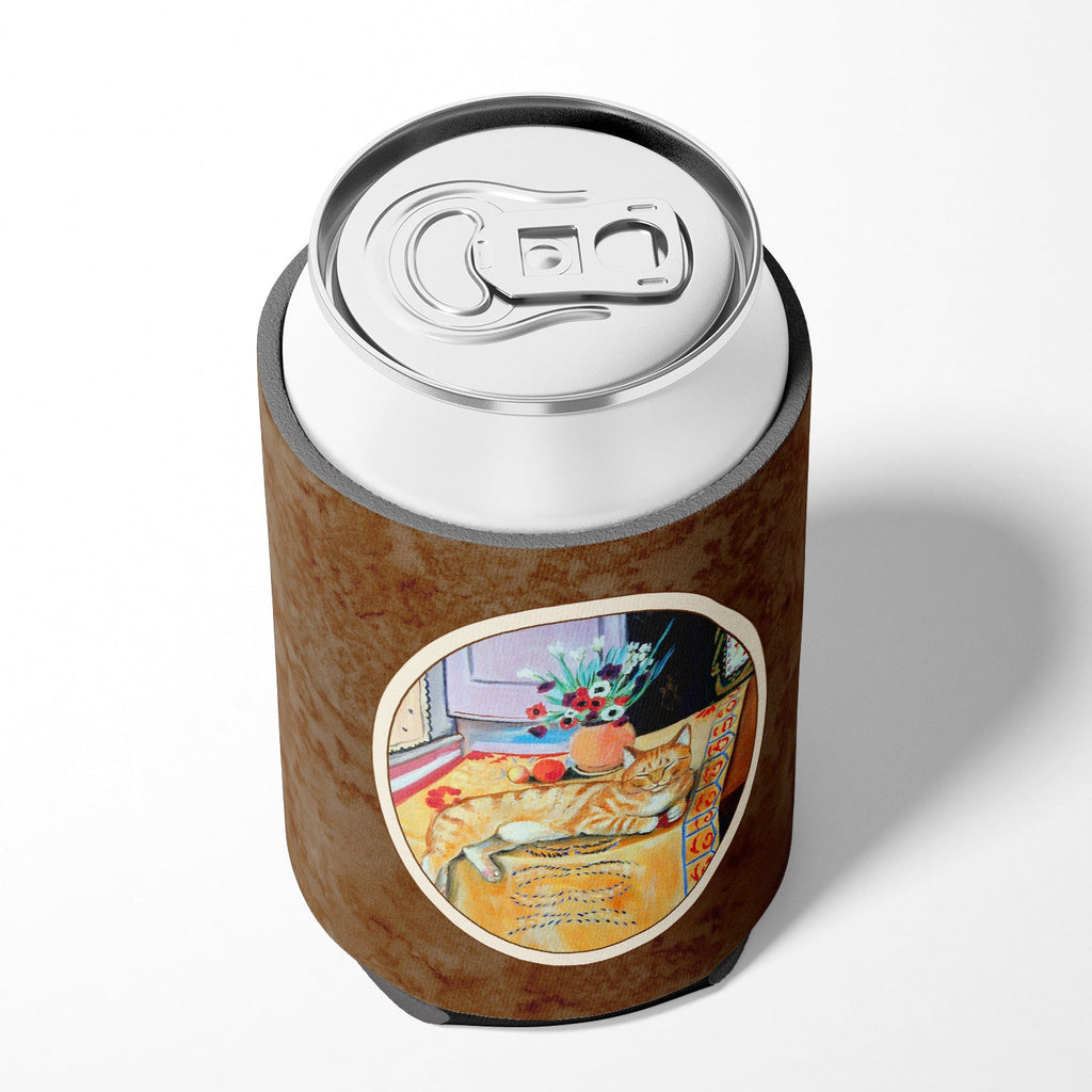 Cat Can or Bottle Hugger Cooler Sleeve for Standard 12 oz Cans, Insulated Foam Beer & Soda Can Hugger Reusable