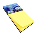 Dolphin under the sea Watercolor Sticky Note Holder Refillable Dispenser Desk Accessory 3x3 Pad Gift