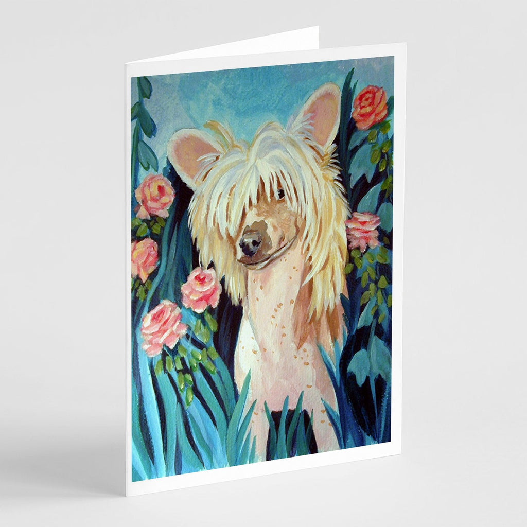 Chinese Crested Greeting Cards Pack of 8 Blank Cards with Envelopes Whimsical A7 Size 5x7