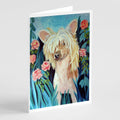 Chinese Crested Greeting Cards Pack of 8 Blank Cards with Envelopes Whimsical A7 Size 5x7