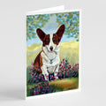 Cardigan Corgi Greeting Cards Pack of 8 Blank Cards with Envelopes Whimsical A7 Size 5x7