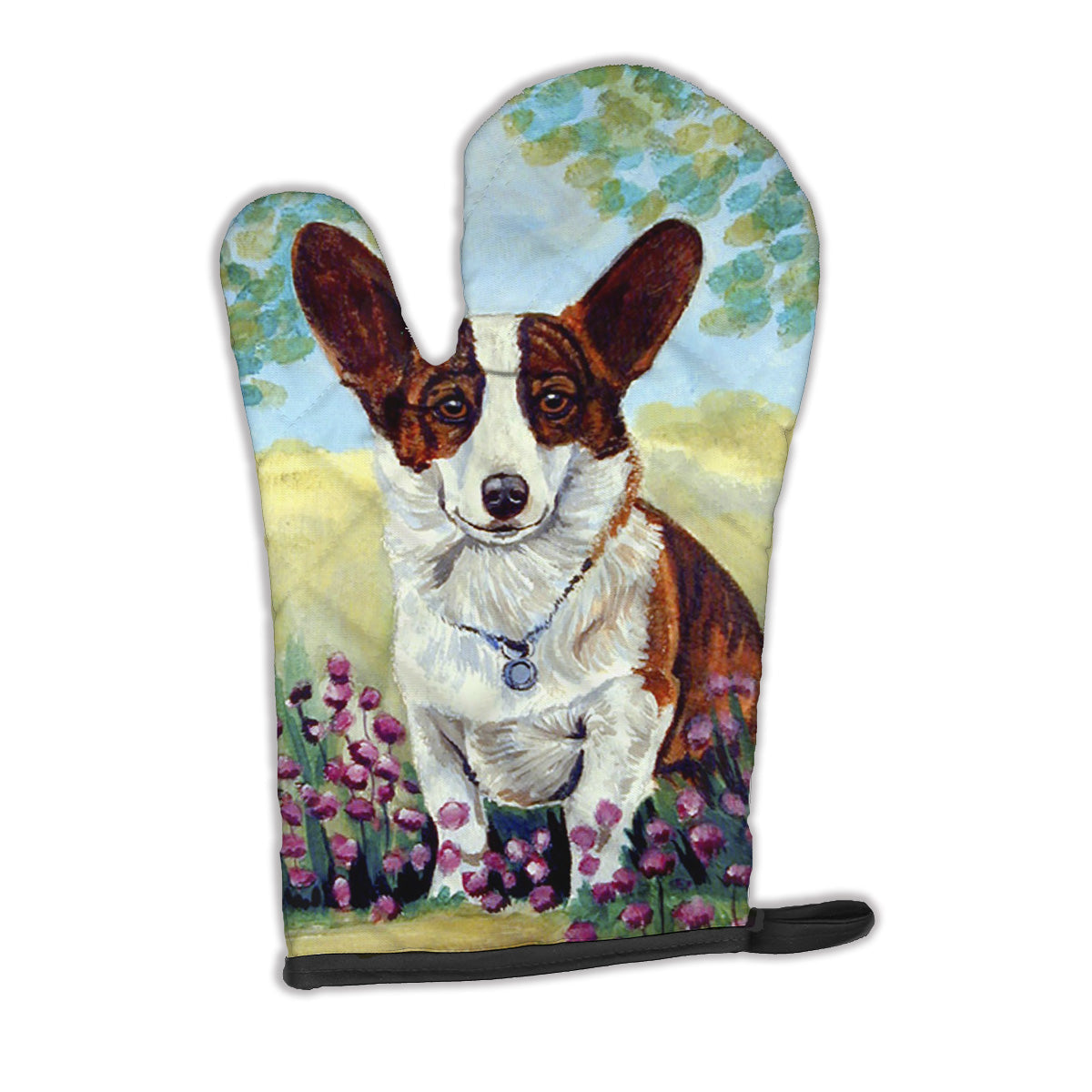 Cardigan Corgi Oven Mitt Heat Resistant Thick Oven Mitt for Hot Pans and Oven, Kitchen Mitt Protect Hands, Cooking Baking Glove