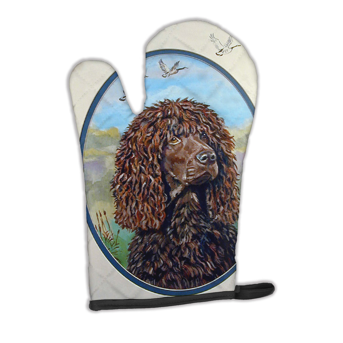 Irish Water Spaniel Oven Mitt Heat Resistant Thick Oven Mitt for Hot Pans and Oven, Kitchen Mitt Protect Hands, Cooking Baking Glove