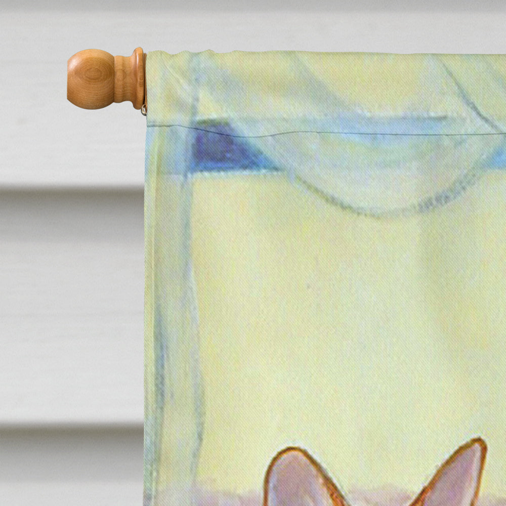 Cat House Flag 28x40 Porch Sleeve Pole Decorative Outside Yard Banner Artwork Wall Hanging, Polyester
