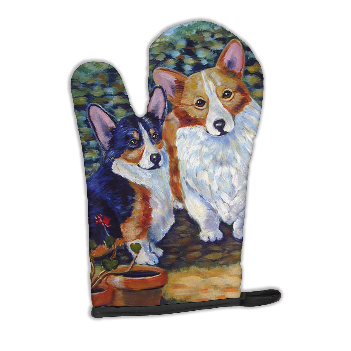 Cardigan and Pembroke Corgi Oven Mitt Heat Resistant Thick Oven Mitt for Hot Pans and Oven, Kitchen Mitt Protect Hands, Cooking Baking Glove