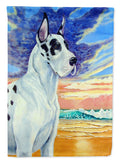 Harelquin Great Dane House Flag 28x40 Porch Sleeve Pole Decorative Outside Yard Banner Artwork Wall Hanging, Polyester