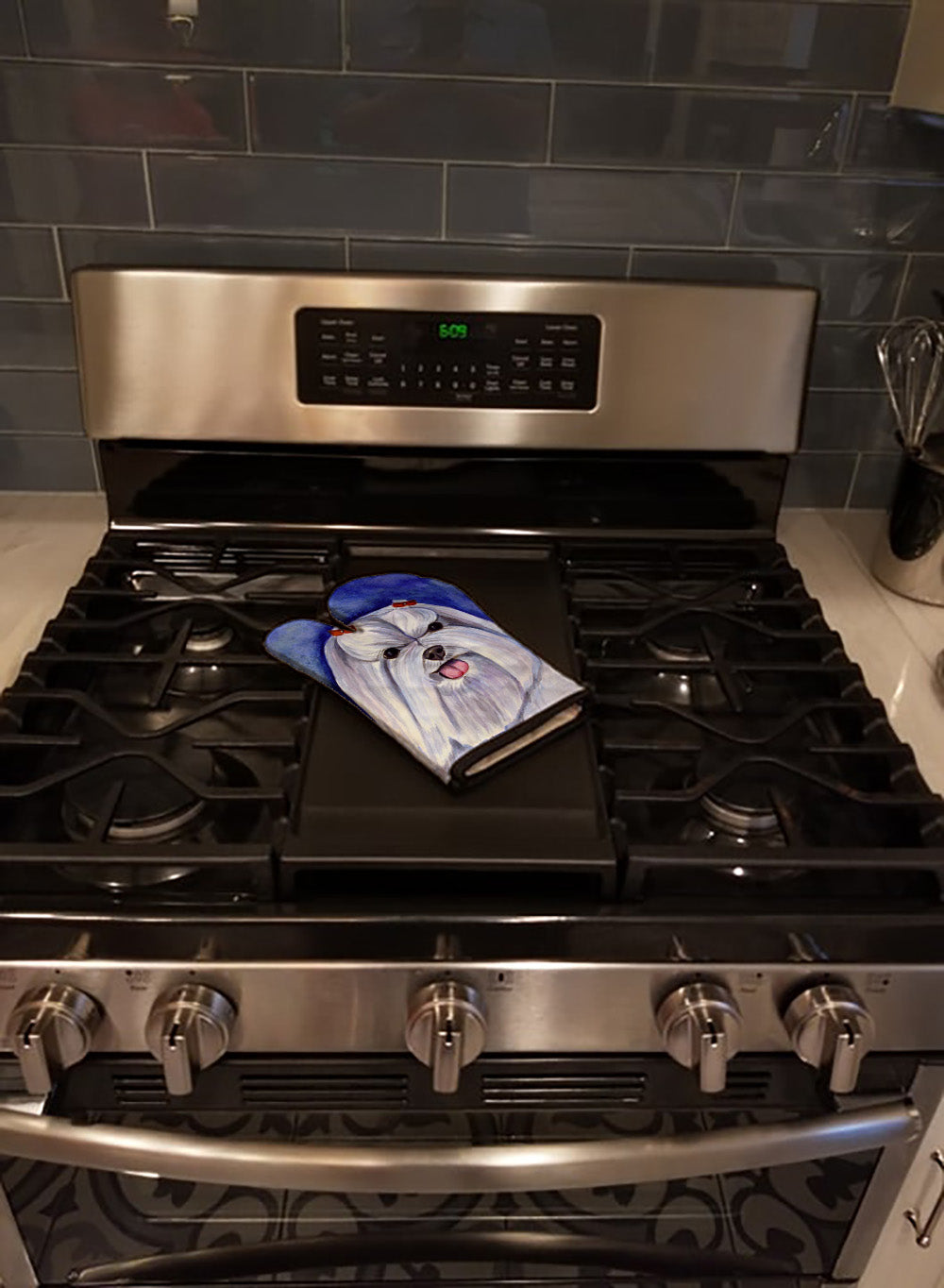 Maltese Oven Mitt Heat Resistant Thick Oven Mitt for Hot Pans and Oven, Kitchen Mitt Protect Hands, Cooking Baking Glove