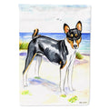 Basenji House Flag 28x40 Porch Sleeve Pole Decorative Outside Yard Banner Artwork Wall Hanging, Polyester