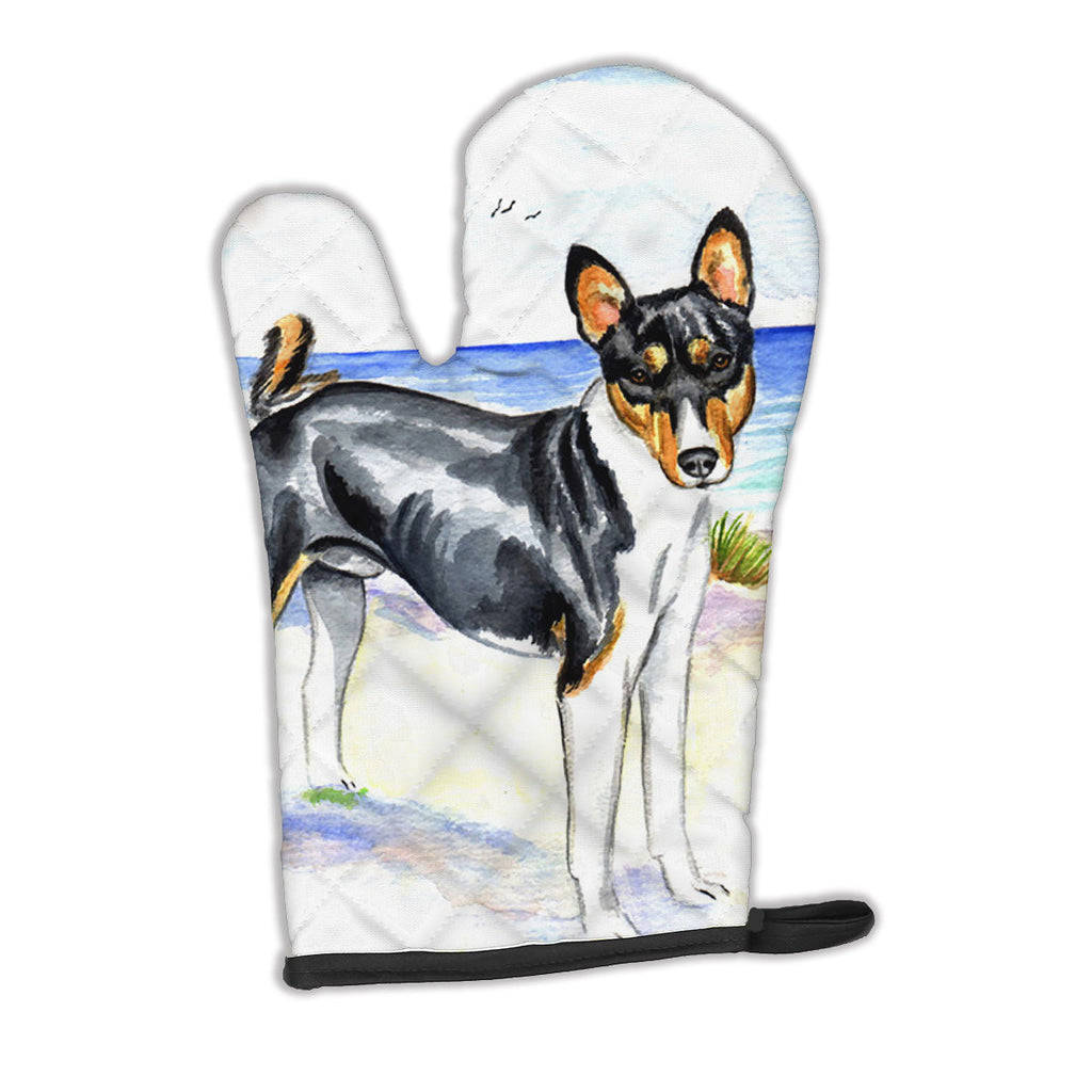 Basenji Oven Mitt Heat Resistant Thick Oven Mitt for Hot Pans and Oven, Kitchen Mitt Protect Hands, Cooking Baking Glove