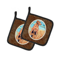 Chesapeake Bay Retriever Pot Holder Set of 2 Heat Resistant Quilted Hot Pads 7.5 x 7.5 Inch, Insulated Kitchen Trivets for Cooking & Baking