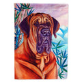 Tosa Inu House Flag 28x40 Porch Sleeve Pole Decorative Outside Yard Banner Artwork Wall Hanging, Polyester