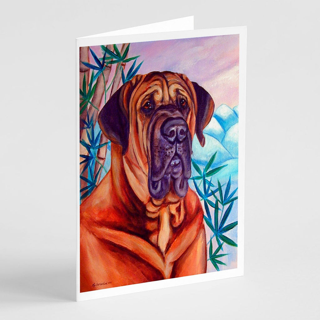 Tosa Inu Greeting Cards Pack of 8 Blank Cards with Envelopes Whimsical A7 Size 5x7