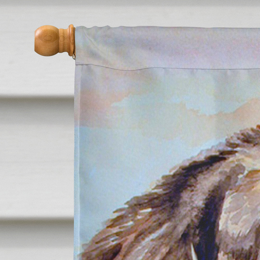 Newfoundland House Flag 28x40 Porch Sleeve Pole Decorative Outside Yard Banner Artwork Wall Hanging, Polyester