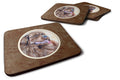 Newfoundland Foam Coasters Set of 4 Cup Coasters for Indoor Outdoor, Tabletop Protection, Anti Slip, Mouse pad Material