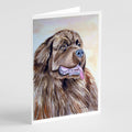 Newfoundland Greeting Cards Pack of 8 Blank Cards with Envelopes Whimsical A7 Size 5x7