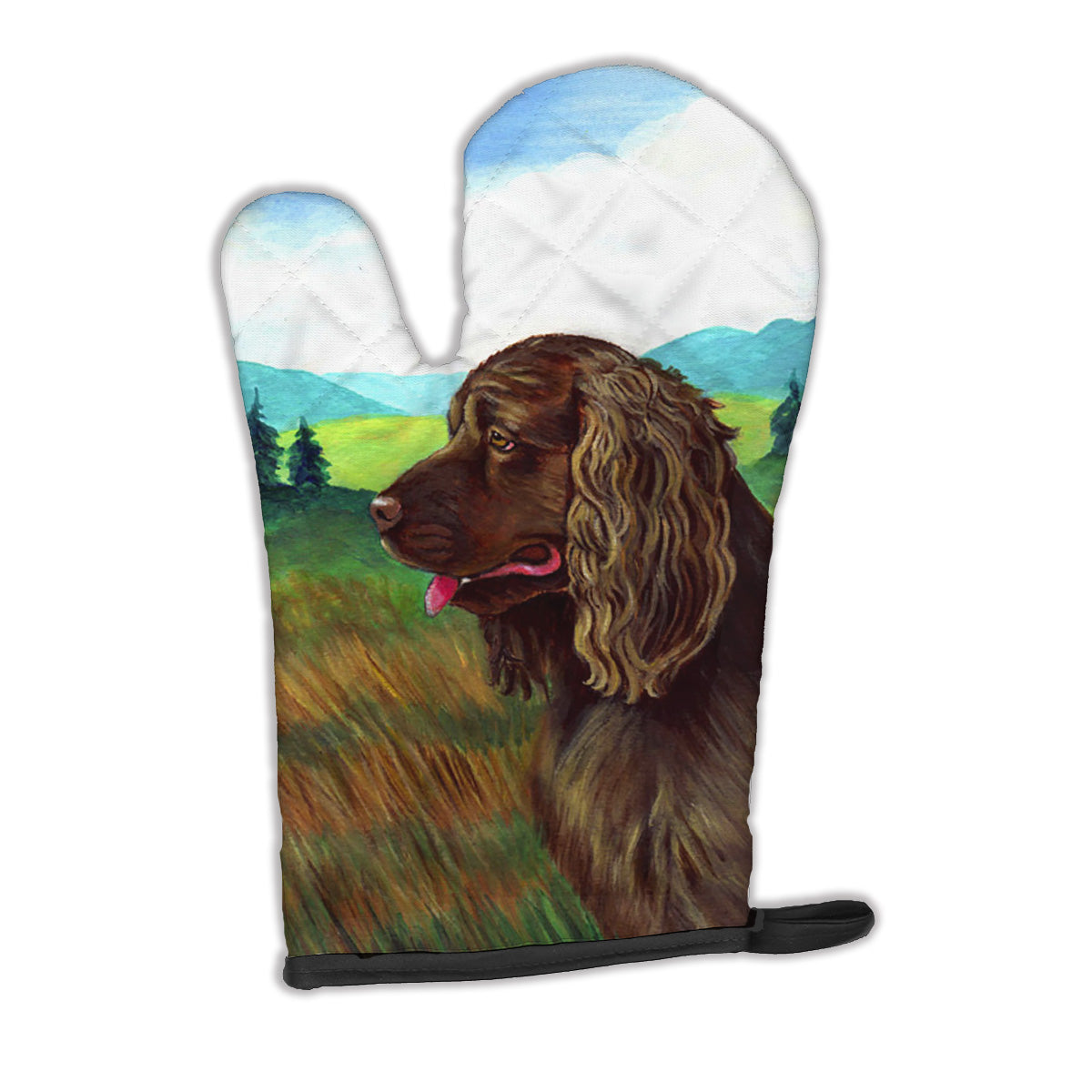 Sussex Spaniel Oven Mitt Heat Resistant Thick Oven Mitt for Hot Pans and Oven, Kitchen Mitt Protect Hands, Cooking Baking Glove