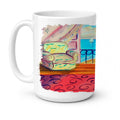 Westie with Mom and a view Ceramic Coffee Mug 15 oz Decorative Large C Handle Mug Cup for Tea, Cocoa Hot Chocolate