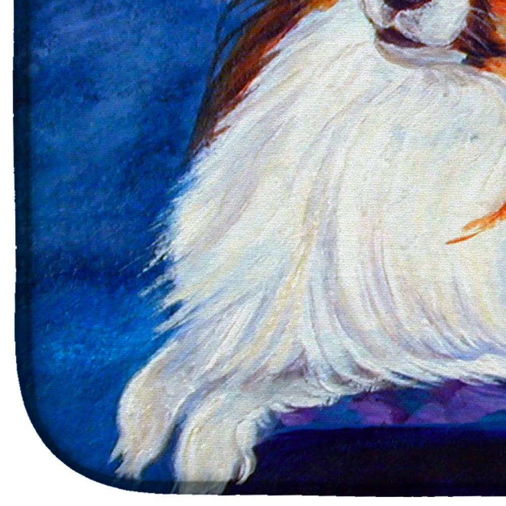 Papillon Dish Drying Mat Absorbent Dish Drying Mat Pad for Kitchen Counter Dish Drainer Mat for Countertop, 14 x 21", Multicolor