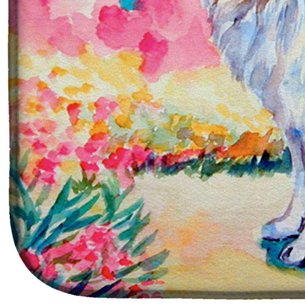 Great Pyrenees Dish Drying Mat Absorbent Dish Drying Mat Pad for Kitchen Counter Dish Drainer Mat for Countertop, 14 x 21", Multicolor