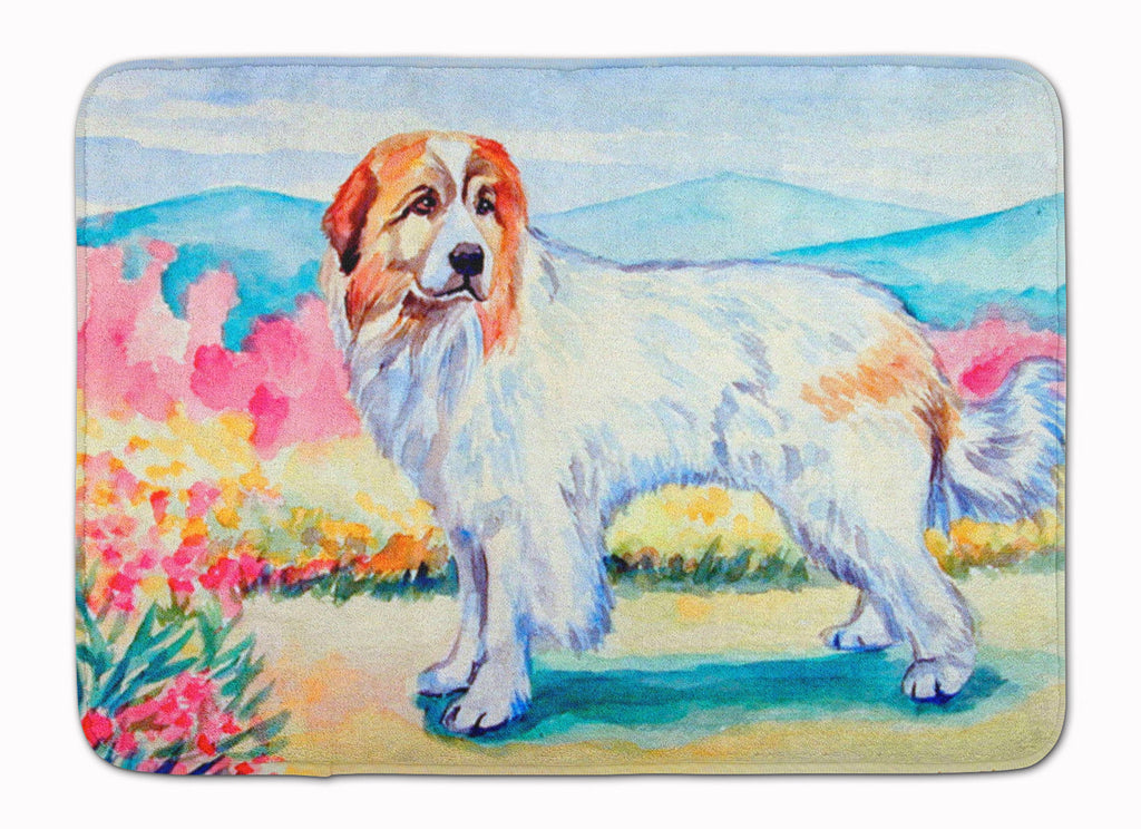 Great Pyrenees Memory Foam Kitchen Mat Machine Washable Anti-Fatigue Cushion Comfort Bath or Kitchen Rug