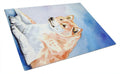 Shiba Inu Cutting Board Tempered Glass Kitchen Cutting Surface, Heat Resistant Chopping, Non-Slip Feet, Food Prep & Serving