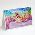 Shih Tzu Greeting Cards Pack of 8 Blank Cards with Envelopes Whimsical A7 Size 5x7