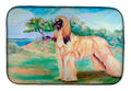 Afghan Hound Dish Drying Mat Absorbent Dish Drying Mat Pad for Kitchen Counter Dish Drainer Mat for Countertop, 14 x 21", Multicolor