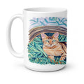 Cat - Maine Coon Ceramic Coffee Mug 15 oz Decorative Large C Handle Mug Cup for Tea, Cocoa Hot Chocolate