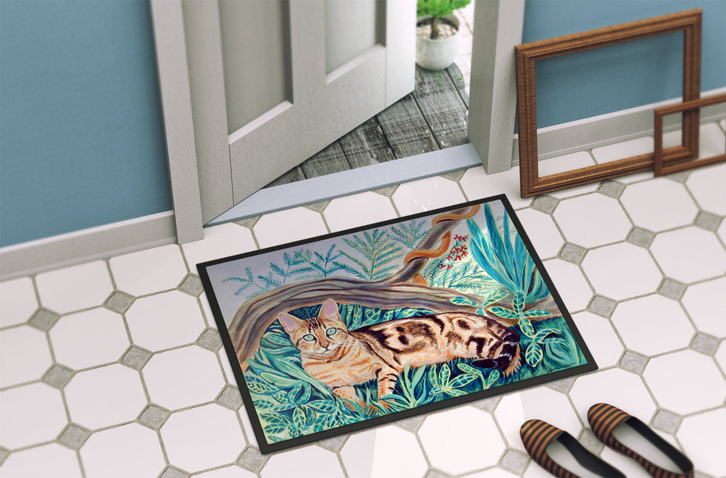 Cat - Maine Coon Doormat Indoor Outdoor 18H X 27W Front Door Mat Rugs for Entryway, Non Slip Washable