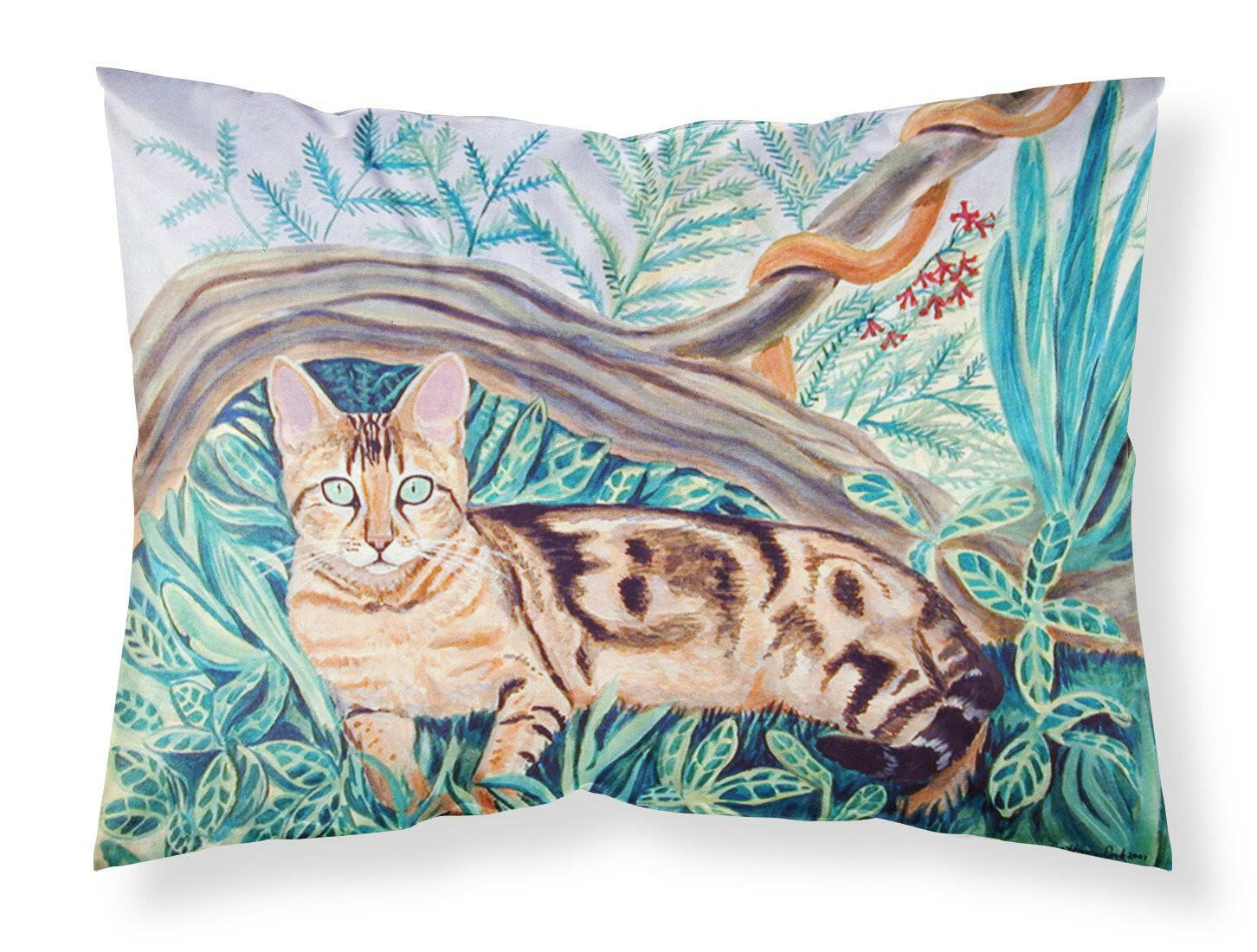 Cat - Maine Coon Standard Pillowcase Lightweight Super Soft Easy Care Decorative Artwork Pillowcase, Standard