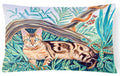 Cat - Maine Coon Decorative Throw Pillow 12x16 Indoor Outdoor Accent Cushion, Fabric Cover with Insert for Sofa, Bed, Porch & Living Room