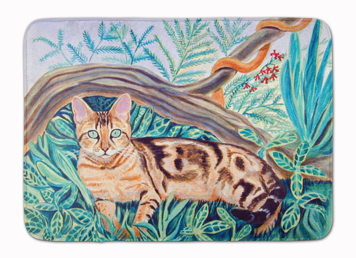 Cat - Maine Coon Memory Foam Kitchen Mat Machine Washable Anti-Fatigue Cushion Comfort Bath or Kitchen Rug