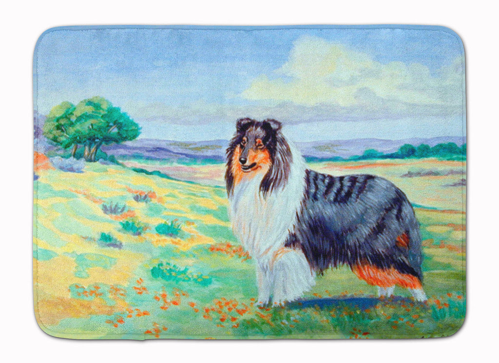 Collie Memory Foam Kitchen Mat Machine Washable Anti-Fatigue Cushion Comfort Bath or Kitchen Rug