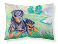 Rottweiler Standard Pillowcase Lightweight Super Soft Easy Care Decorative Artwork Pillowcase, Standard