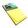 Rottweiler Watercolor Sticky Note Holder Refillable Dispenser Desk Accessory 3x3 Pad Gift