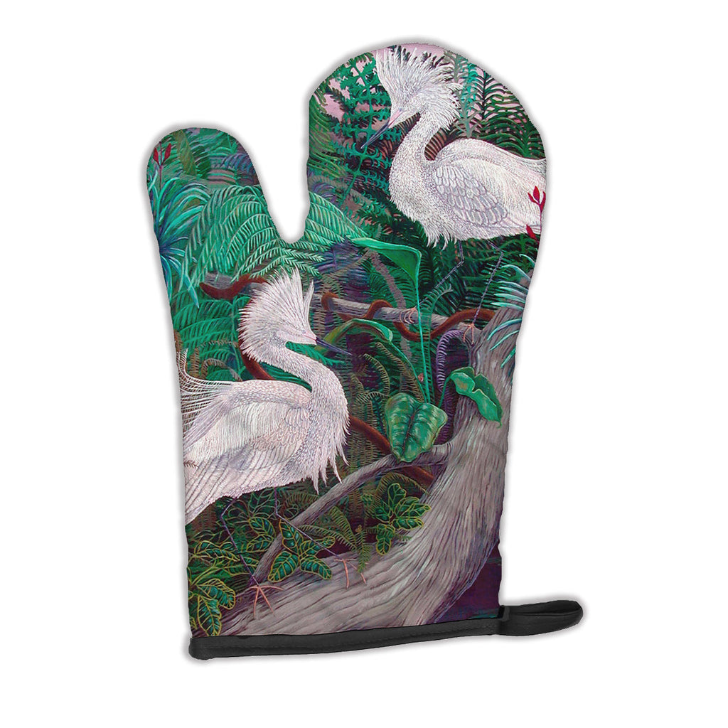 Bird - Egret Oven Mitt Heat Resistant Thick Oven Mitt for Hot Pans and Oven, Kitchen Mitt Protect Hands, Cooking Baking Glove