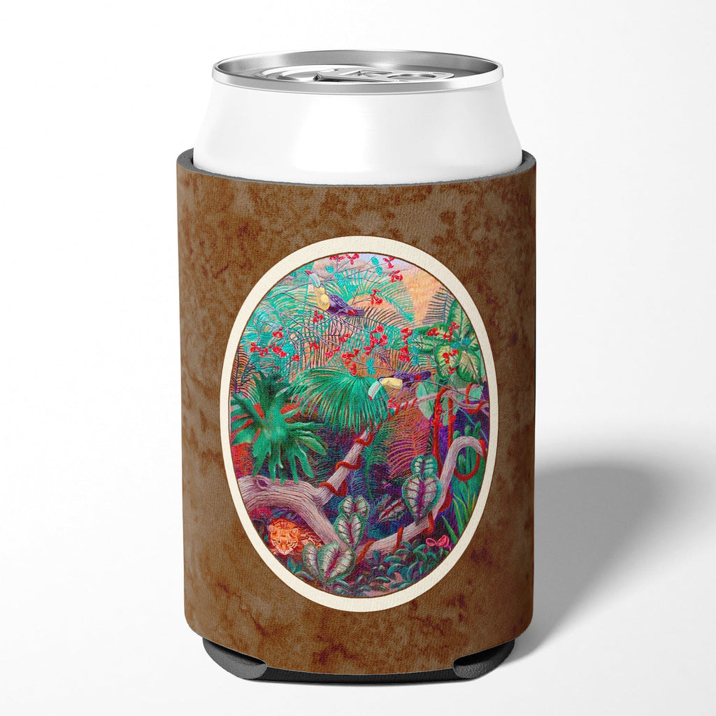 Bird - Toucan Can or Bottle Hugger Cooler Sleeve for Standard 12 oz Cans, Insulated Foam Beer & Soda Can Hugger Reusable