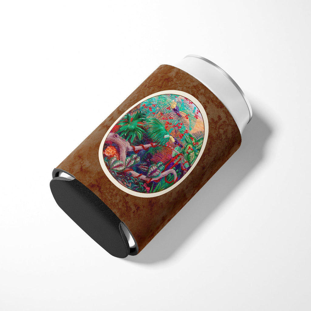 Bird - Toucan Can or Bottle Hugger Cooler Sleeve for Standard 12 oz Cans, Insulated Foam Beer & Soda Can Hugger Reusable